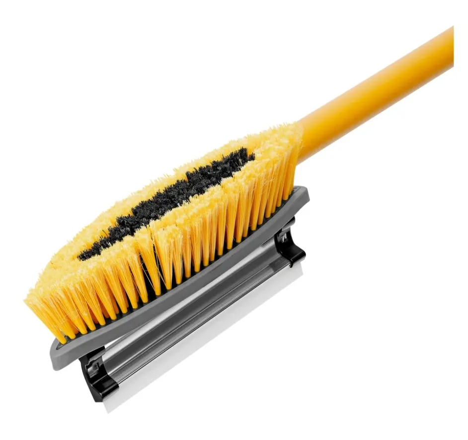 Купить Щетка сметка со скребком Denzel телескоп, поворотная голова, водосгон 950-1320 мм 55327